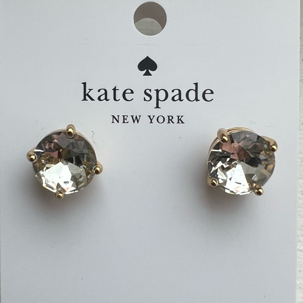 Kate Spade Gold and Black Stud Earrings